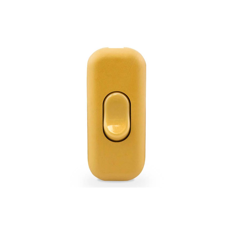 Interruptor de paso 6A Dorado