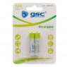 Pila recargable GSC HR03 (AAA) 1,2V 800mAh Blister 2uds