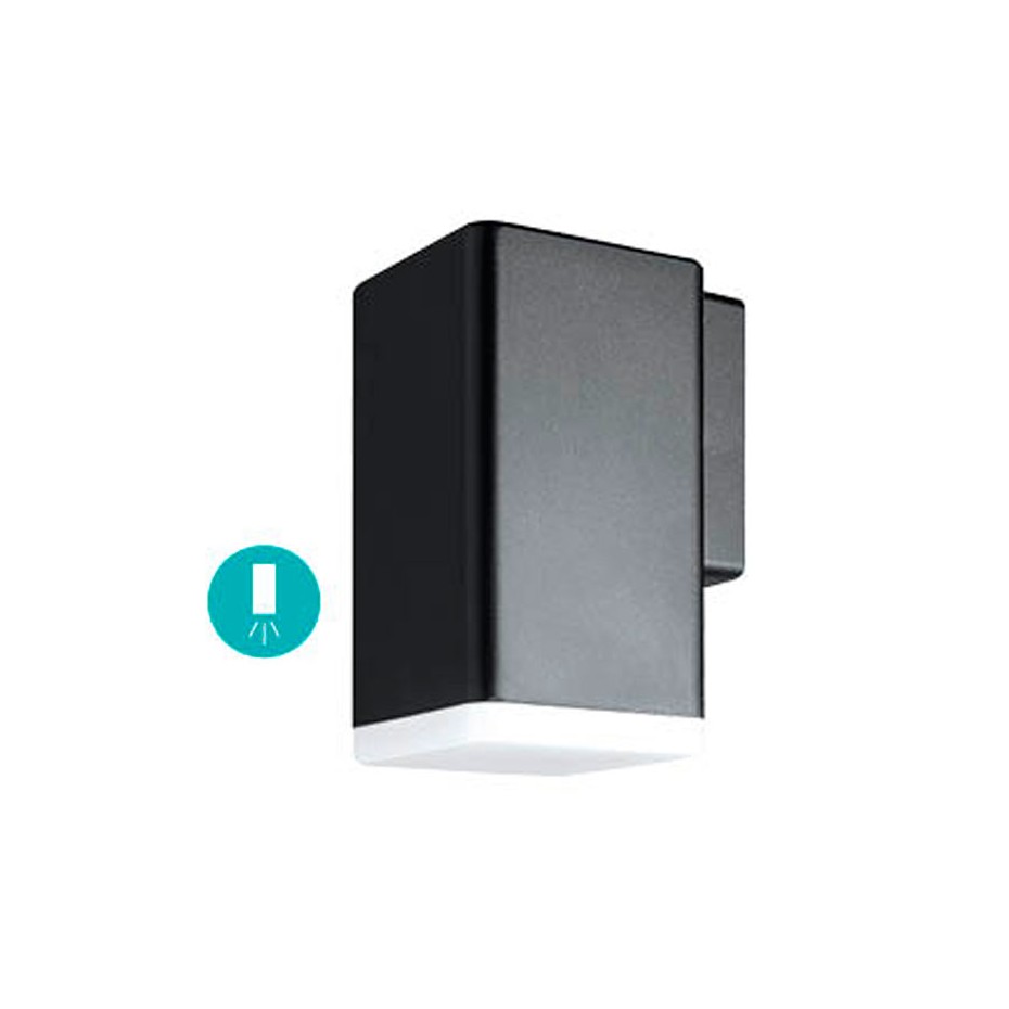 Aplique de exterior LED 4W 6000K IP54 Negro Ayane Homepluss