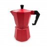 Cafetera Moka Kalossi de 9 tazas Roja
