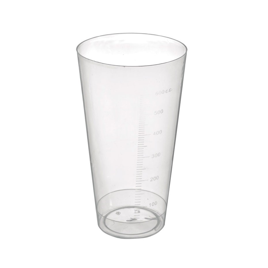 Caja de 24 Vasos medidores de 600cc graduados