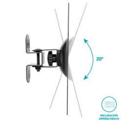 Soporte para televisión 23 - 42 pulgadas basculante