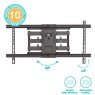 Soporte para televisión fijo con sistema antirrobo 43 - 90 pulgadas inclinable