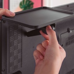 Estante simple para accesorios del televisor