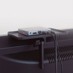 Estante simple para accesorios del televisor