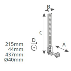 Soporte para Barra de Sonido en la Televisión