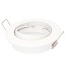 Aro empotrable basculante Mebrat Ø84mm Blanco mate