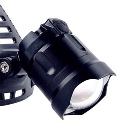 Linterna frontal LED con zoom recargable USB 1000lm