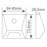 Baliza para escalera con sensor crepuscular y movimiento 4000K IP54