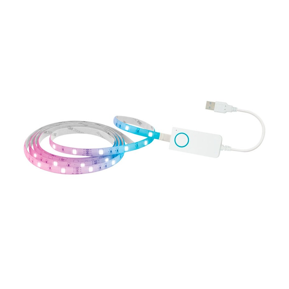 Kit 2 metros Tira de LED inteligente por bluetooth 5W/M RGB IP44