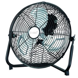 Ventilador metálico de suelo de 40cm 70W Negro