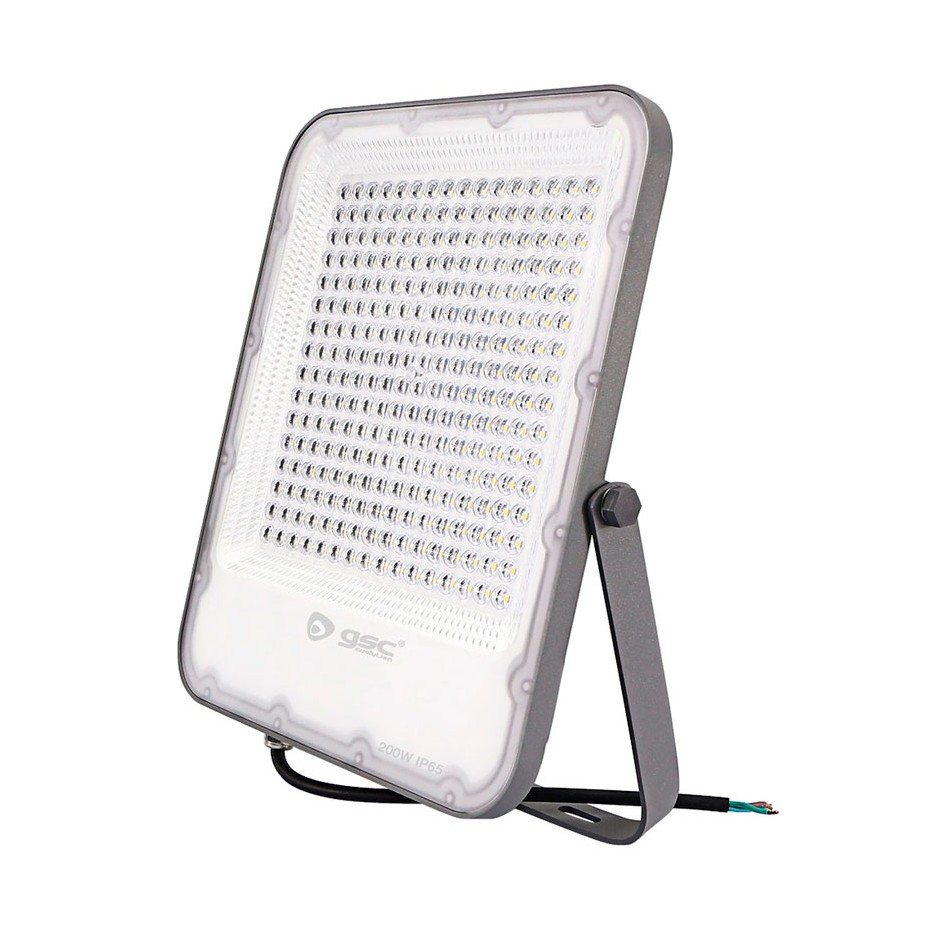 Proyector LED de 200W 6500K IP65 Gris