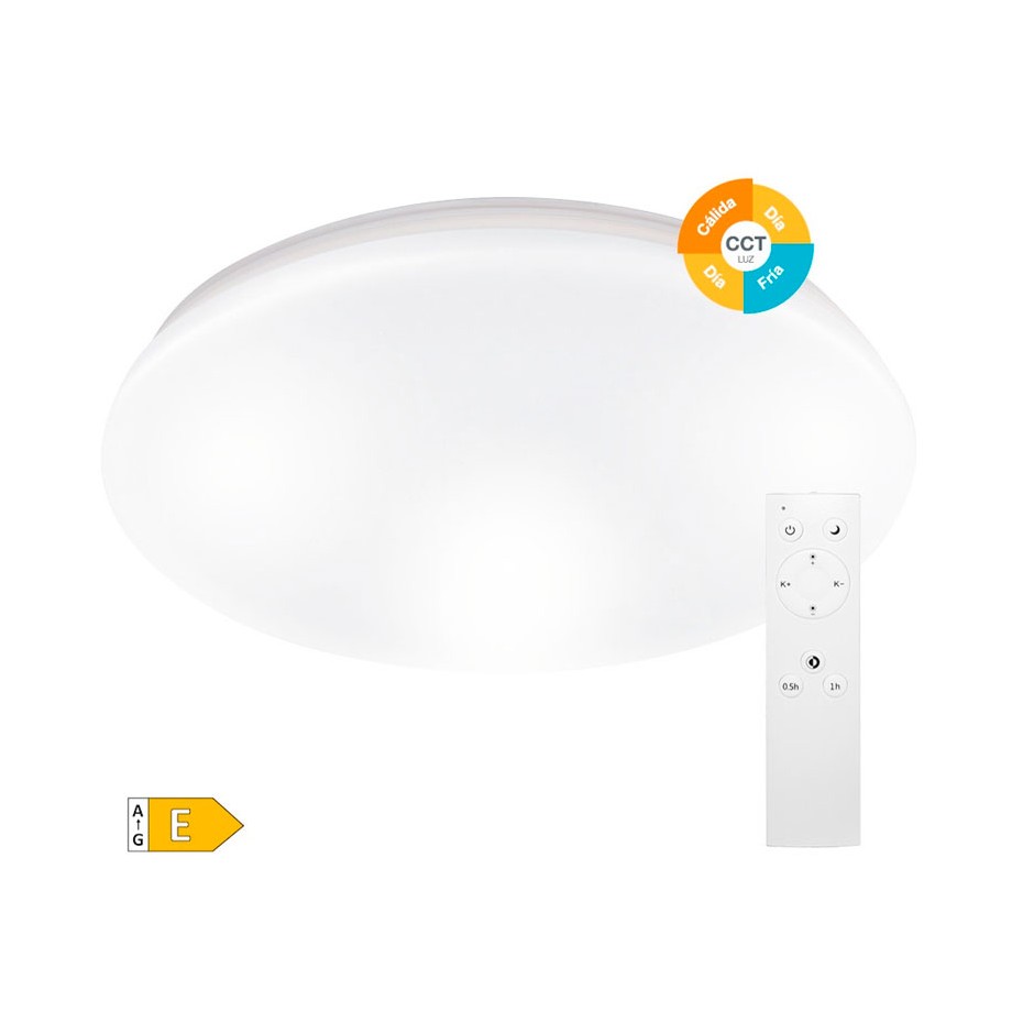 Plafón de techo LED 60W CCT 3000K a 6500K regulable