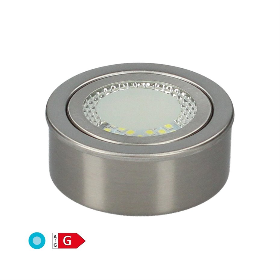 Aro empotrable y superficie redondo Danbi 3W 6500K