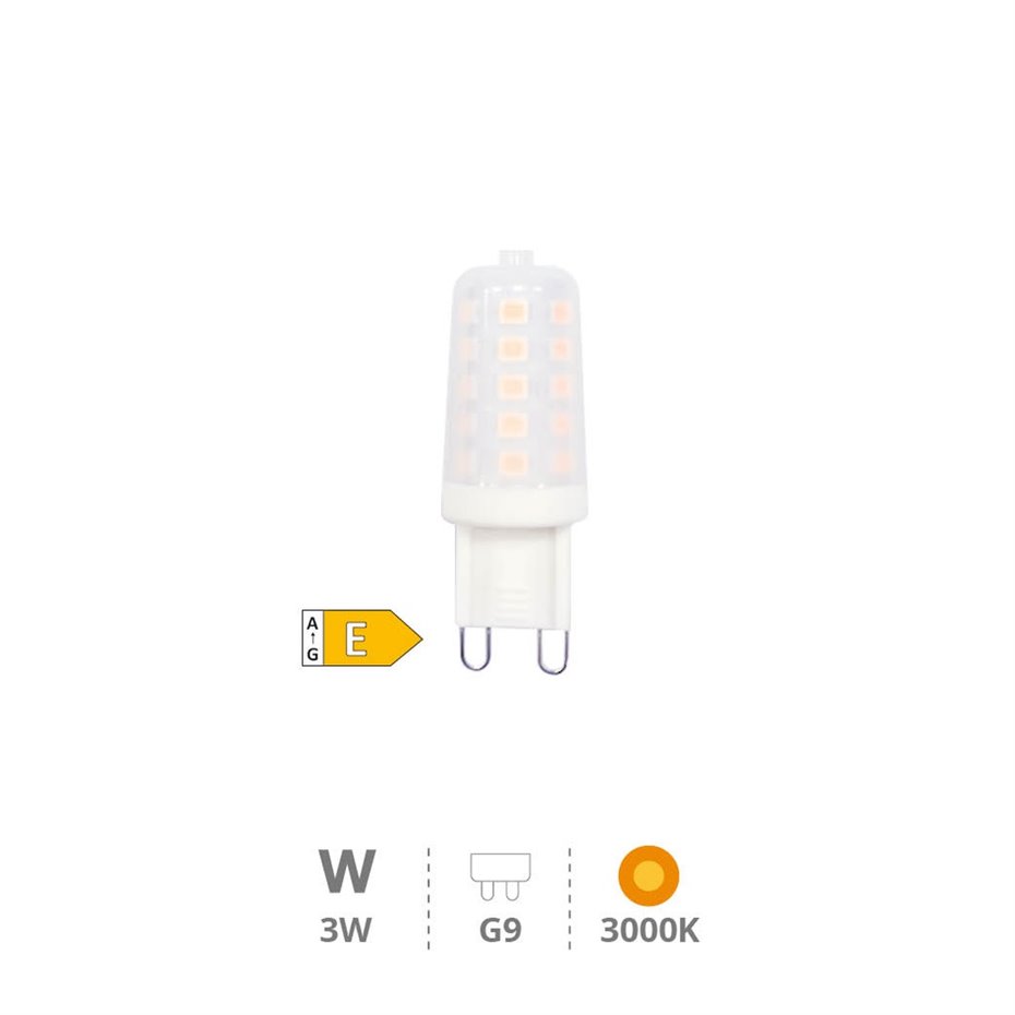 Lámpara LED SMD 3W G9 3000K