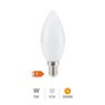 Lámpara LED vela 5W E14 3000K