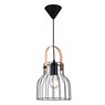 Lámpara colgante Serie Fundi E27 Ø190mm Negro