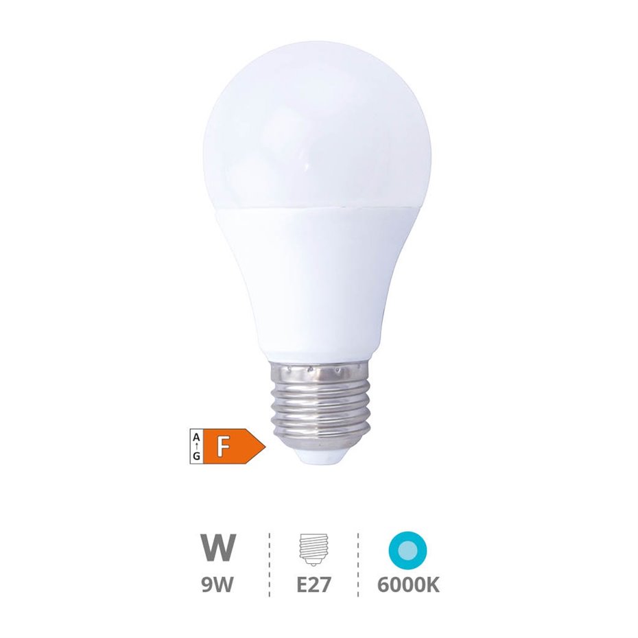 Lámpara LED estándar 9W E27 6000K 24V