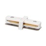 Conector recto monofasico blanco