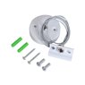 Kit suspensión carril monofásico Blanco