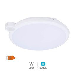 Plafón LED con sensor PIR 6000K