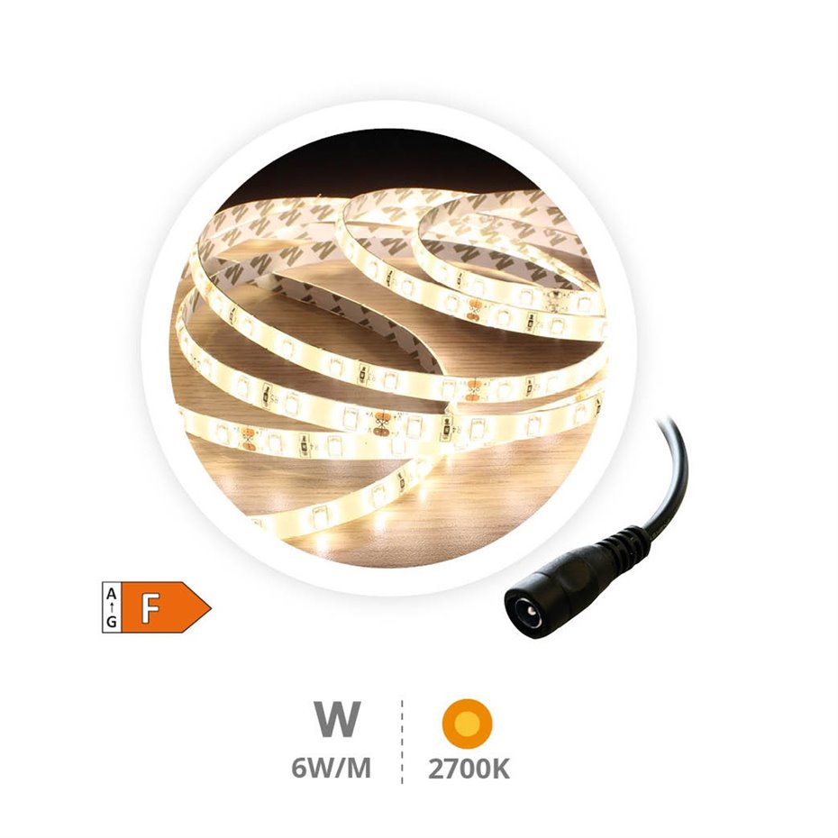 Rollo 5M TIRA LED (6W) 2700K-3000K IP44 24V