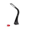 Flexo LED Batua con reloj digital 5W Negro