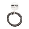 Cable textil 10M (2x0.75mm) trenzado Gris oscuro (copia)