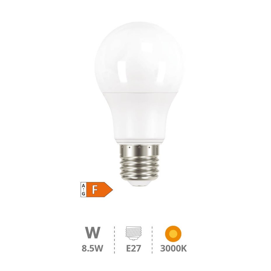 Lampara estandar A60 8,5W E27 3000K - Libertina