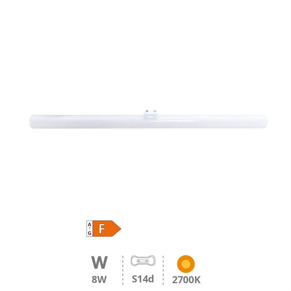 Lampara linestra LED 8W S14d 2700K