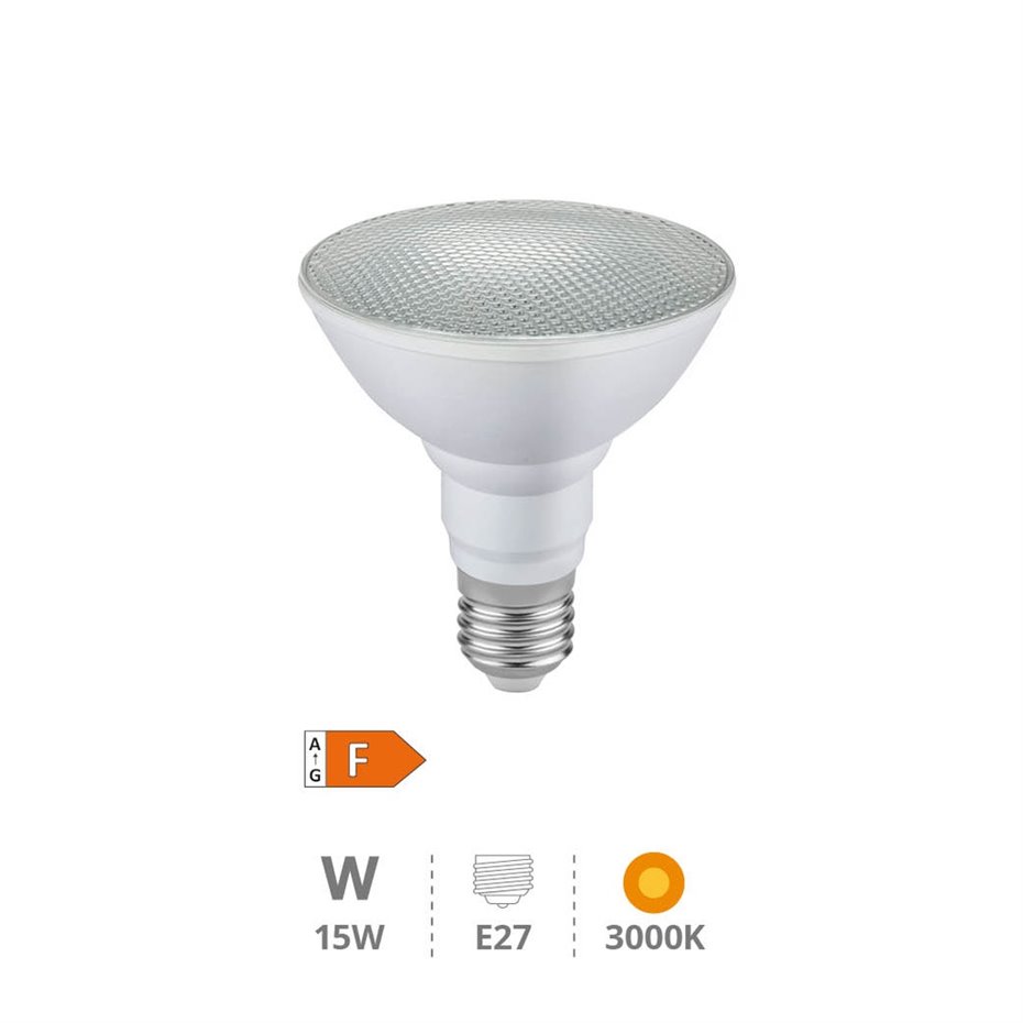 Lámpara LED PAR30 12W E27 3000K IP65
