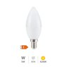 Lámpara LED vela 5W E14 4200K