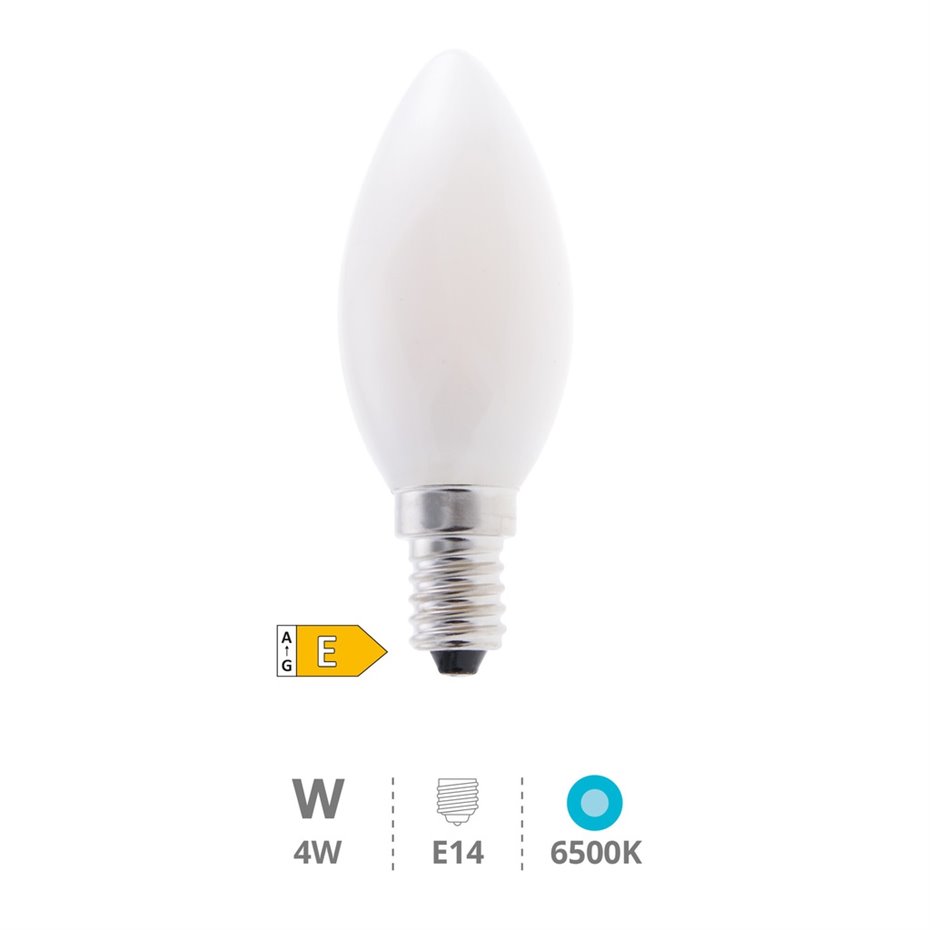 Lámpara Vela Cristal filamento LED 4W E14 3000K (copia)