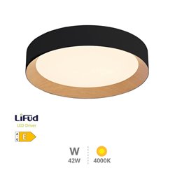 Plafón techo LED 42W 4000K Nórdico Blanco+efecto madera (copia)