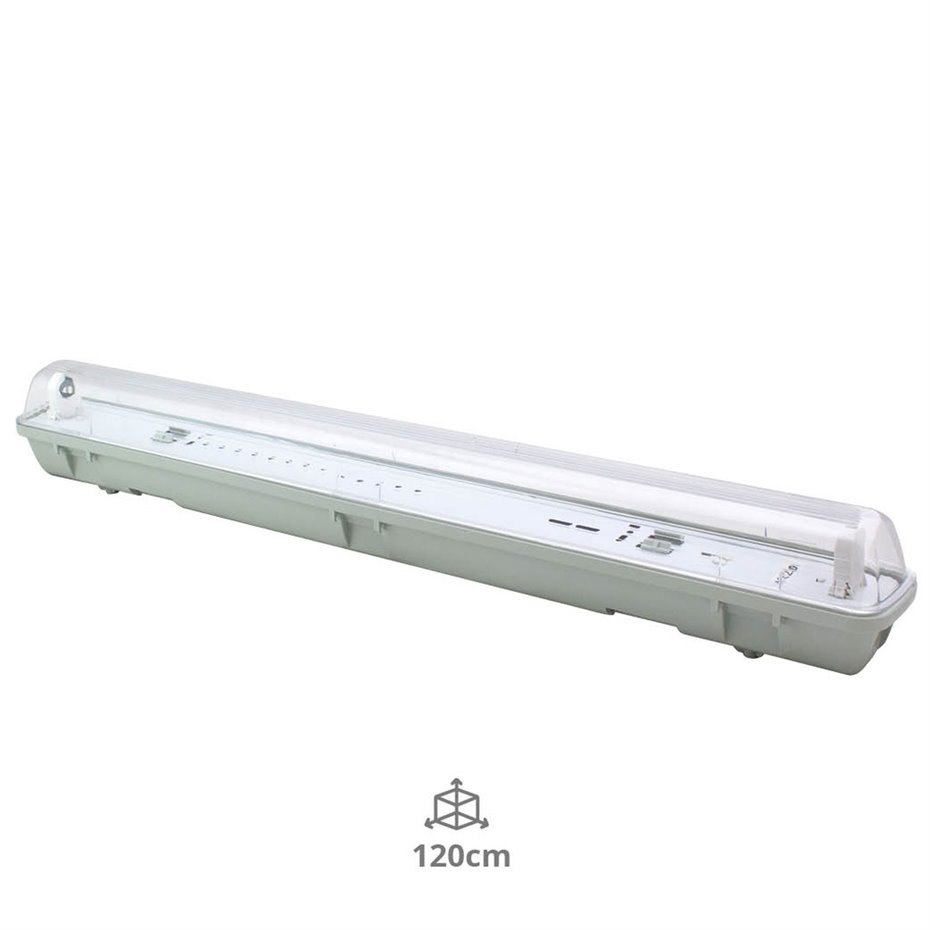 Pantalla estanca para tubo LED T8 120cm