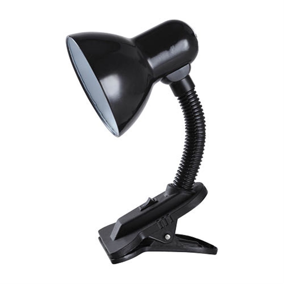 Flexo de escritorio con pinza Saidu E27 Negro
