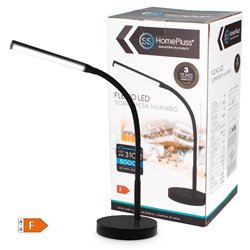 Flexo sobremesa LED Huambo 4W Negro