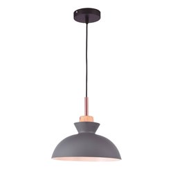 Lámpara de techo colgante Serie Sompara E27 Ø280mm Gris