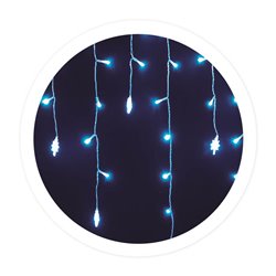 Cortina LED con estrellas 2,3Mx4 alturas 8 funciones Luz fría