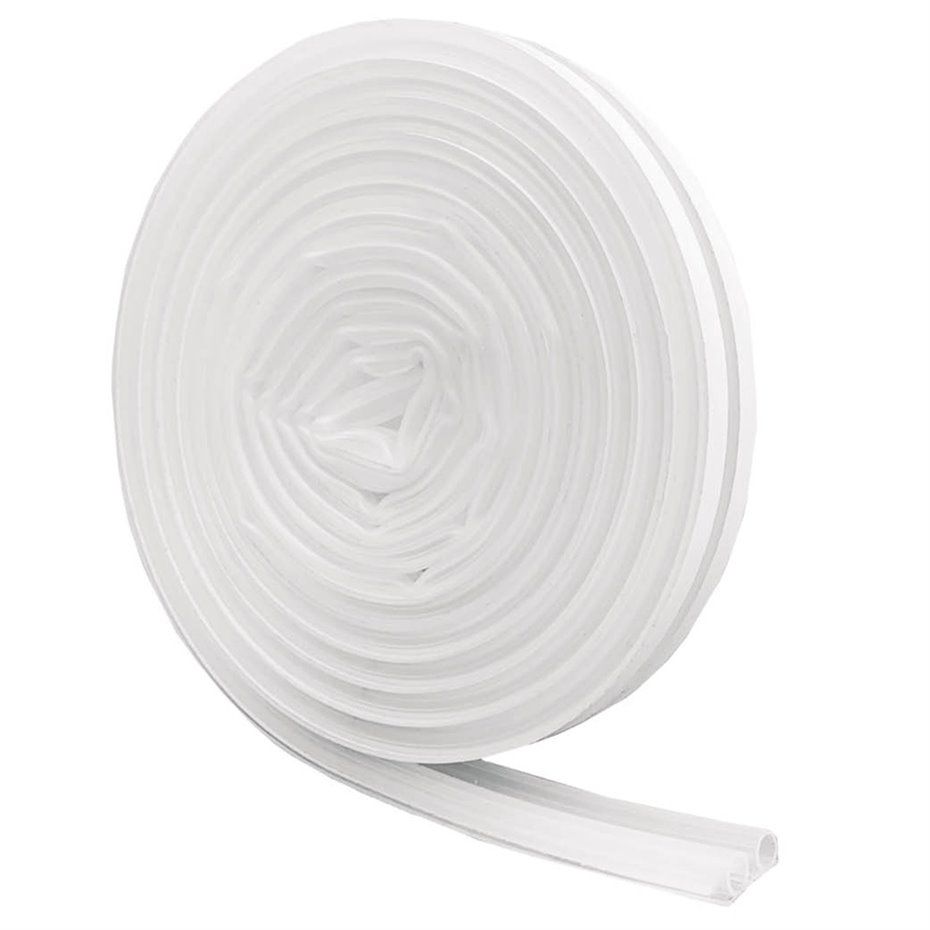 Burlete de silicona adhesivo 9mm 6M Transparente