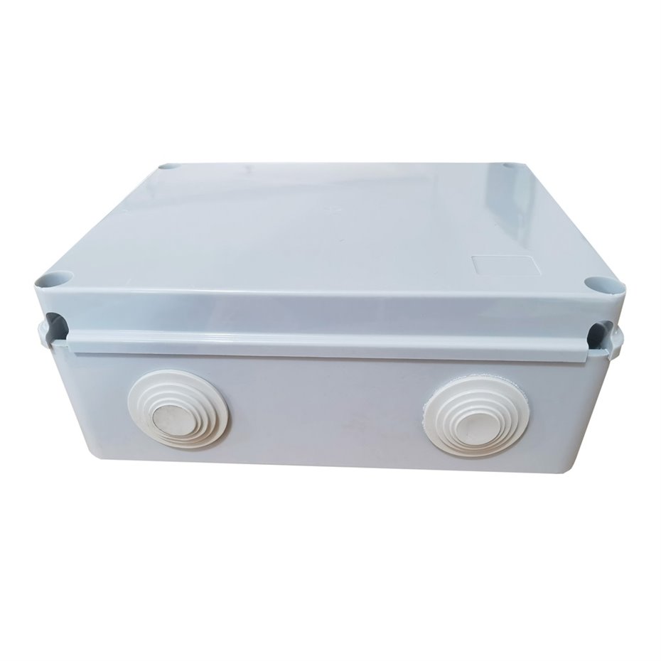 Caja conexión cuadrada 300x220x120mm IP55 Gris