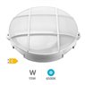 Aplique LED redondo Oxalis con rejilla 15W 6500K Blanco