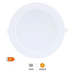 Downlight empotrable LED redondo Lonbo 20W 3000K Blanco